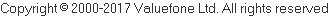 Copyright © 2000-2016 Valuefone Ltd. All rights reserved